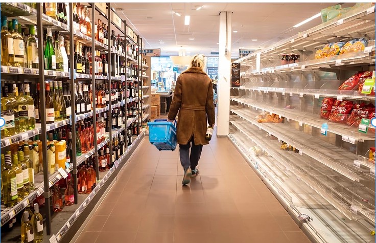 Woman In Supermarket